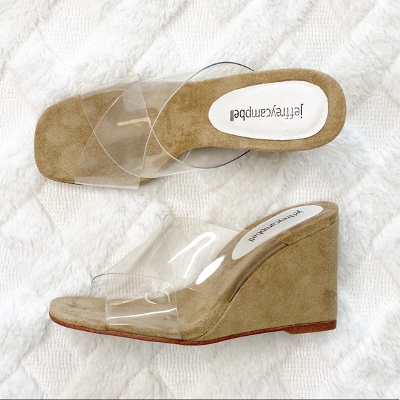 jeffrey campbell clear wedge